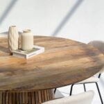 Kinley Round Wood Dining Table - Image 6
