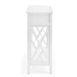 Mango Finish White Console Table - Image 4
