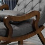 Wooden Rocking Chair - Image 2