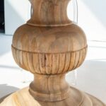 Giselle Wood Dining Table with Hourglass Leg - Image 5