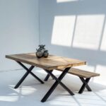 Mango Wood Dining Table with Top Thickness - Image 2