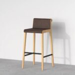 Antique Indian Design Square Barstool - Image 3