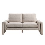 Hampstead Taupe Boucle Curved 2-Seater Sofa - Image 4