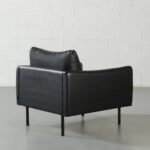 MAPLETON - Black Vegan Leather Chair - Image 4