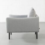 MAPLETON - Grey Fabric Chair - Image 6