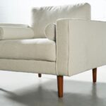 Cream Fabric Chair - Image 7