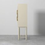 Wooden Artistic Modern Mango Wood Bar Cabinet - Image 7