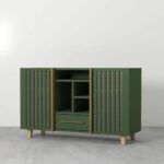 Hand Carved Sideboard in Mango Wood Furniture - Image 2