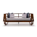 Wooden Daybed Sofa – Sturdy Wood - Image 2