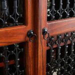 Wooden  Sheesham Wood Bar Cabinet - Image 6