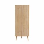 Frances Woven Rattan Compact Double Closet, Natural - Image 5
