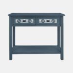 Handcrafted Mango Wood Console Table - Image 4