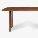 Handcrafted Natural Finish Dining Table - Image 8