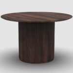 Handmade Mango Wood Round Dining Table