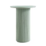 Maru Oak Round Side Table, Sage Green - Image 3