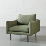 MAPLETON - Green Fabric Chair - Image 3