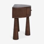 Wooden Handcrafted Lawi Bedside Table - Image 4