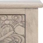 Modern Curved Mango Wood Console Table - Image 7