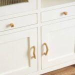 Wooden Artistic Mango Wood Bar Cabinet - Image 3