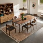 Solid Wood Rattan Dining Chair
