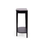 Handcrafted Wooden Black Finish Console Table - Image 3