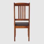 Wooden 4 Seater Dining Set With 4 Chairs - Maple Finish - Image 7