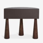 Wooden Handcrafted Lawi Bedside Table - Image 3