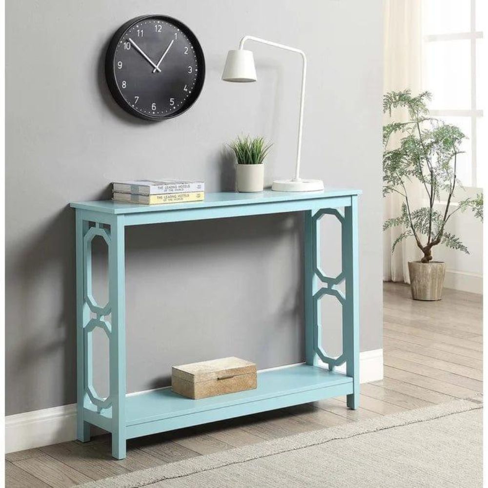 9-10-2.jpg Antique Wooden Coryville Console Table - Image 1