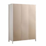 Sale Frances Rattan Triple Closet with 2 Drawers, White - Image 9