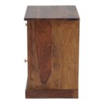 Sheesham Wood Bedside Table - Image 9