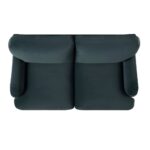 Daphnis Aegean Blue Velvet Sofa, 2-Seater - Image 7