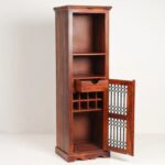 Wooden  Mango Wood Bar Cabinet - Image 7