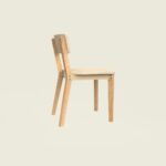 Handcrafted Wooden Modern Cafe Chair - Image 2
