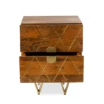Lille Solid Wood Nightstand Bedside - Image 4