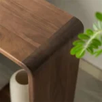 Wooden CurveLine Teak C-Table - Image 3