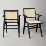 Cane Arm Chair (Set of 2) - Image 3