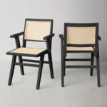 Cane Arm Chair (Set of 2) - Image 4