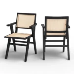 Cane Arm Chair (Set of 2) - Image 6