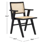Cane Arm Chair (Set of 2) - Image 12