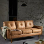 71.65'' Upholstered Sofa Mid Century Flared Arm Sofa