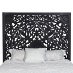 Carved Solid Wood Standard Bed - Image 7