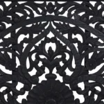 Carved Solid Wood Standard Bed - Image 10