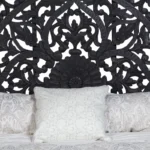 Carved Solid Wood Standard Bed - Image 12