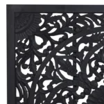 Carved Solid Wood Standard Bed - Image 13