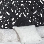 Carved Solid Wood Standard Bed - Image 14