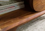 Solid Wood Coffee Table with Storage - Image 4