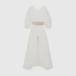 Bow long jumpsuit