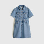 Cotton denim dress