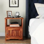 Solid Wood Nightstand Bedside