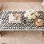 Modern Bone Inly Coffee Table for Living Room - Image 3